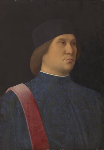 Portret van een Procurator door Giovanni Bellini